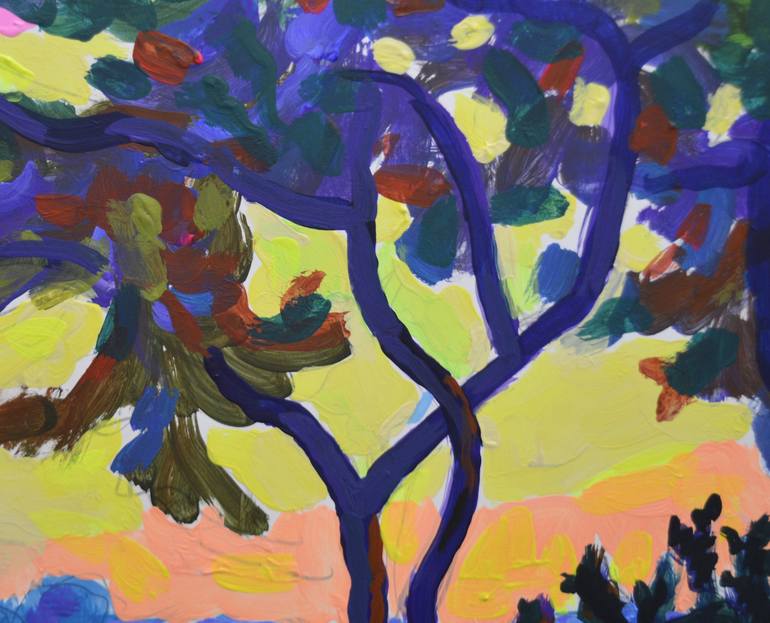 Original Fauvism Landscape Painting by Mykola Kozlovskyi