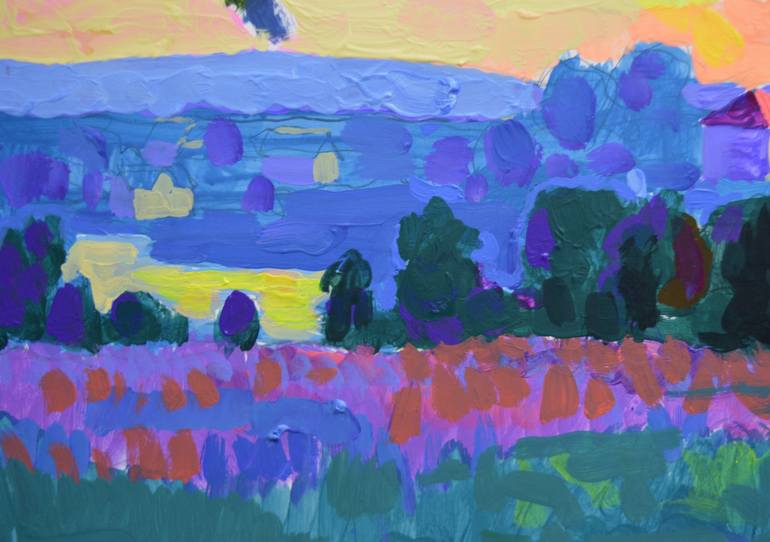 Original Fauvism Landscape Painting by Mykola Kozlovskyi