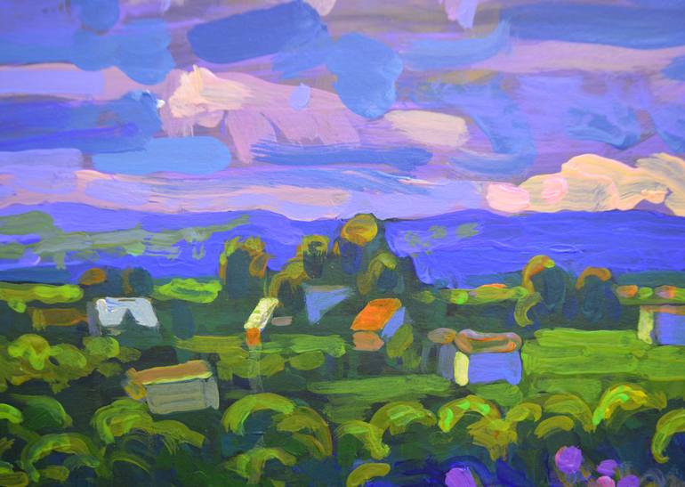 Original Fauvism Landscape Painting by Mykola Kozlovskyi