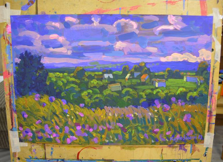 Original Fauvism Landscape Painting by Mykola Kozlovskyi