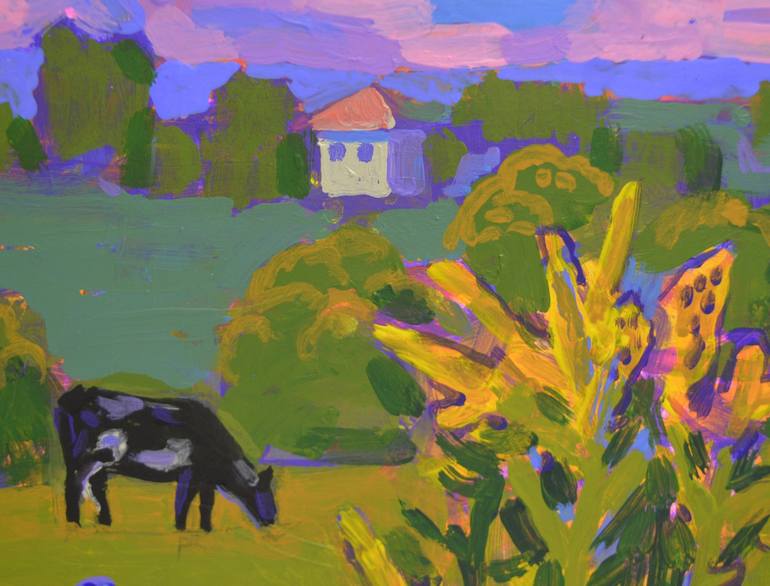 Original Fauvism Landscape Painting by Mykola Kozlovskyi