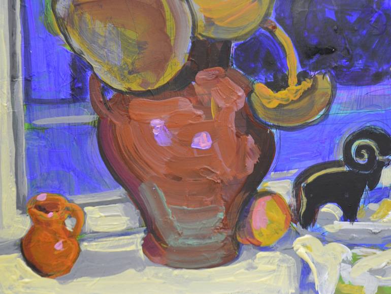 Original Fauvism Still Life Painting by Mykola Kozlovskyi