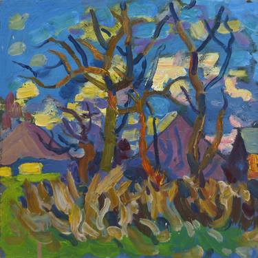 Original Expressionism Landscape Paintings by Mykola Kozlovskyi