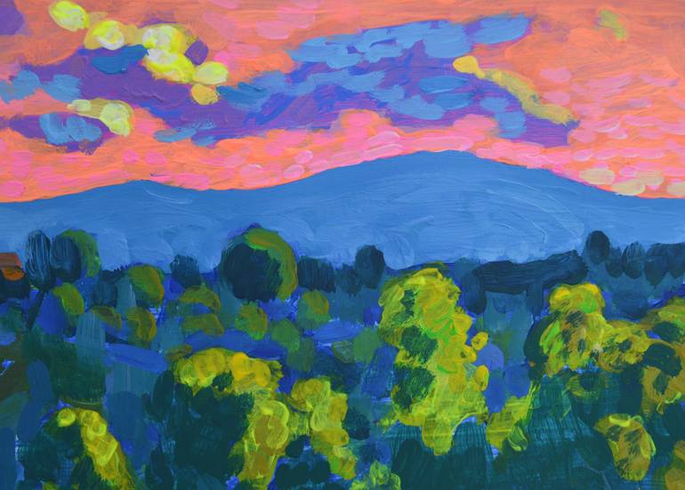 Original Fauvism Landscape Painting by Mykola Kozlovskyi