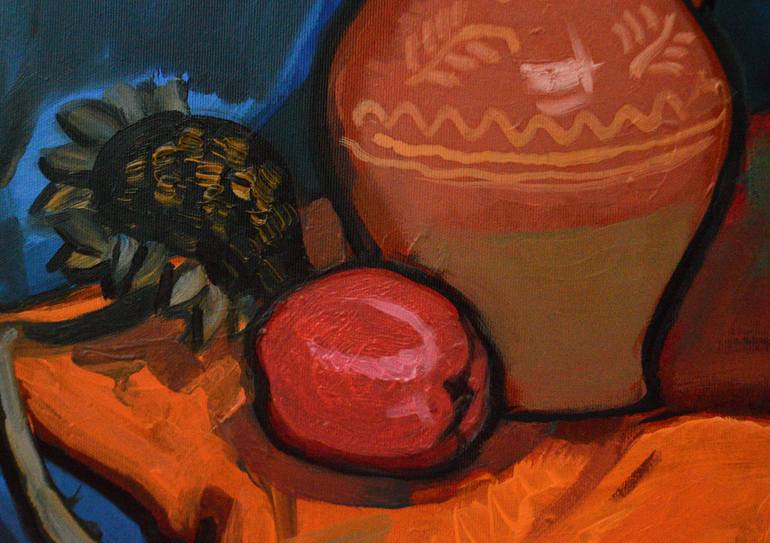Original Abstract Expressionism Still Life Painting by Mykola Kozlovskyi