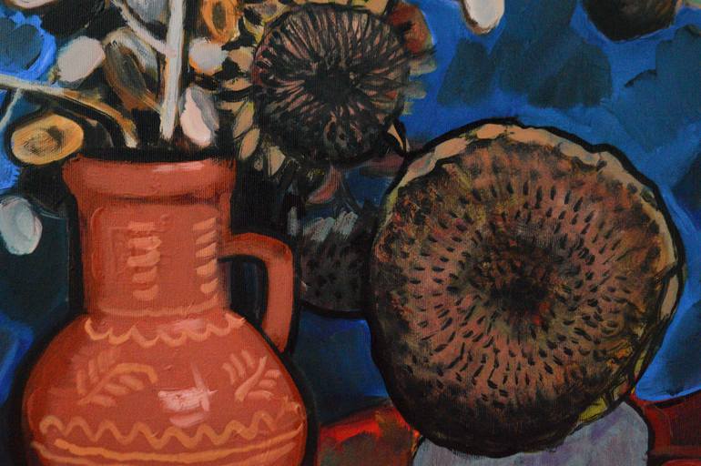 Original Abstract Expressionism Still Life Painting by Mykola Kozlovskyi