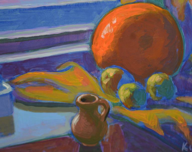 Original Fauvism Still Life Painting by Mykola Kozlovskyi