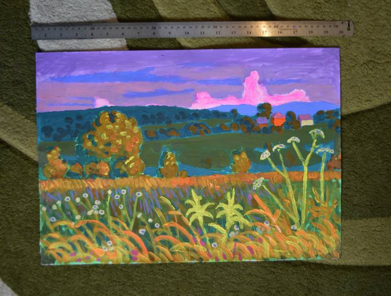 Original Fauvism Landscape Painting by Mykola Kozlovskyi