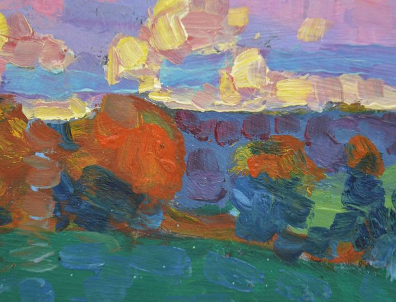 Original Fauvism Landscape Painting by Mykola Kozlovskyi