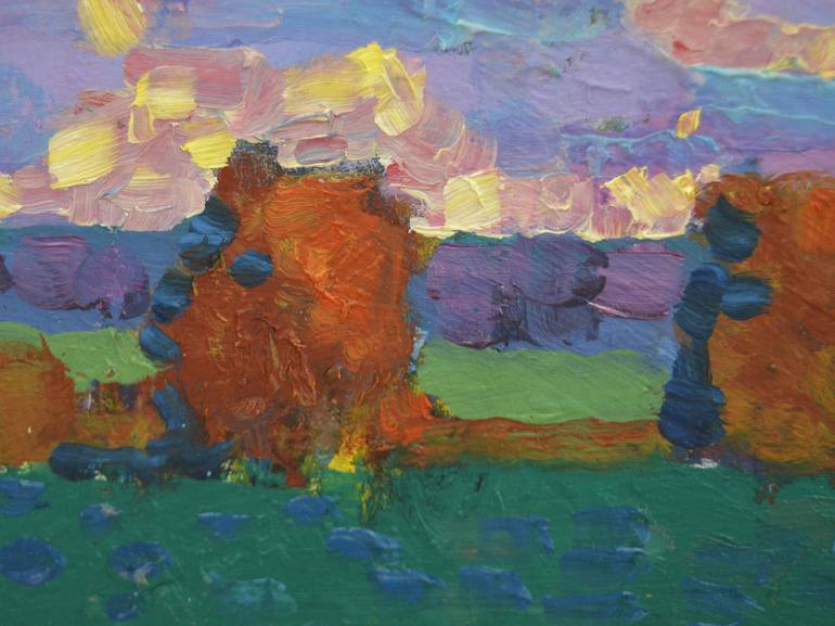 Original Fauvism Landscape Painting by Mykola Kozlovskyi