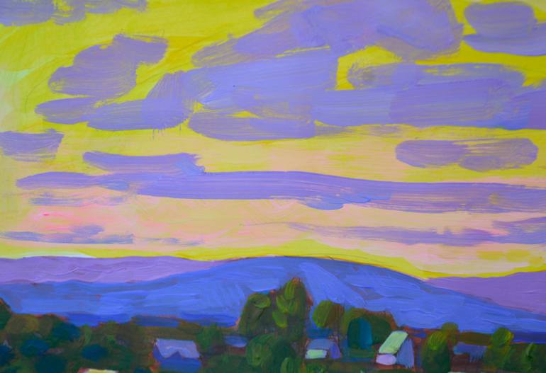 Original Fauvism Landscape Painting by Mykola Kozlovskyi