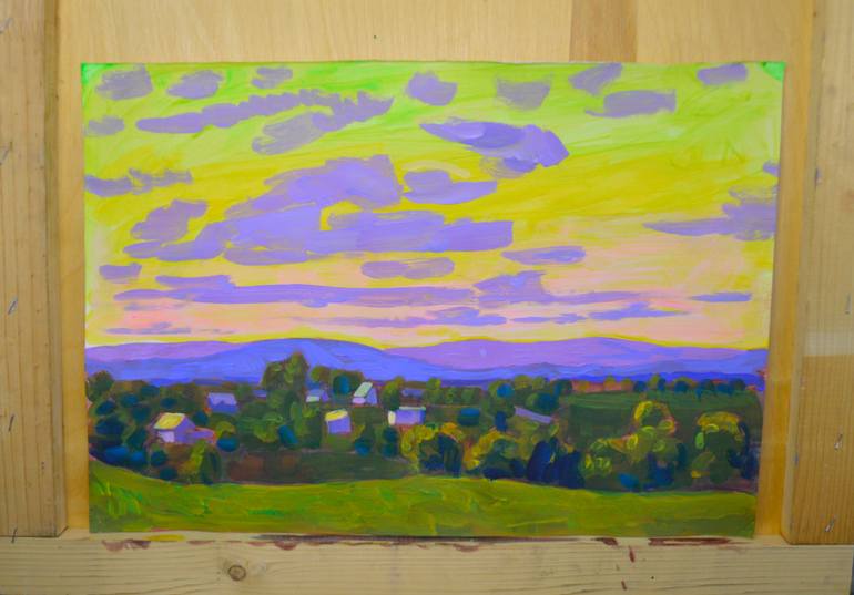 Original Fauvism Landscape Painting by Mykola Kozlovskyi