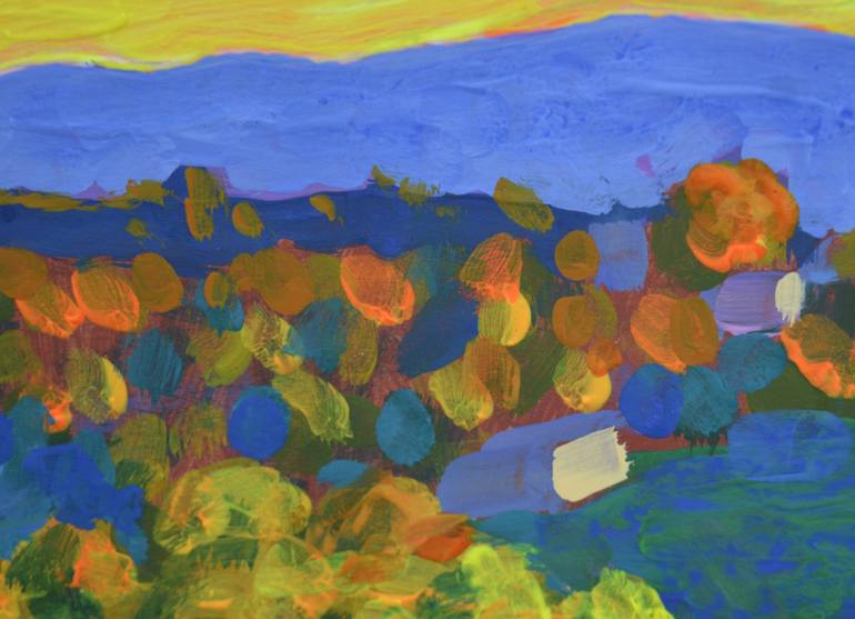 Original Fauvism Landscape Painting by Mykola Kozlovskyi