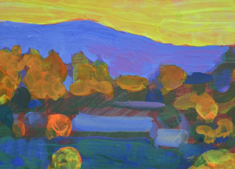 Original Fauvism Landscape Painting by Mykola Kozlovskyi