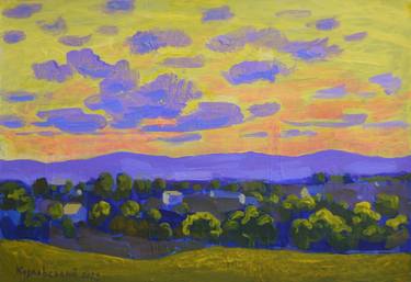 Original Fauvism Landscape Paintings by Mykola Kozlovskyi