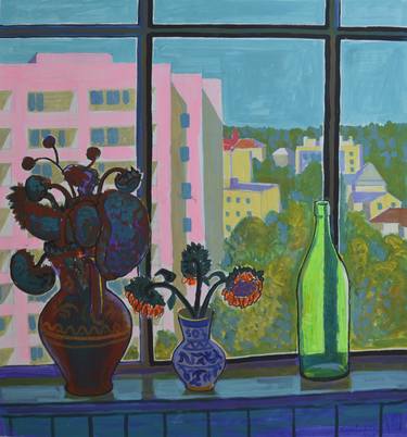 Original Fauvism Still Life Paintings by Mykola Kozlovskyi