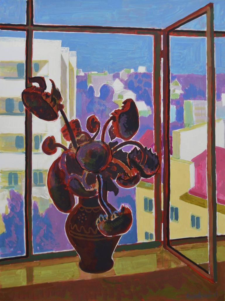 Print of Fauvism Still Life Paintings by Mykola Kozlovskyi