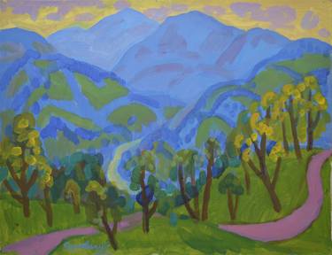 Original Fauvism Landscape Paintings by Mykola Kozlovskyi