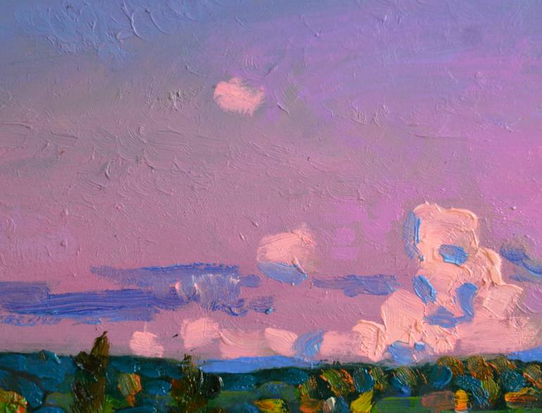 Original Abstract Expressionism Landscape Painting by Mykola Kozlovskyi