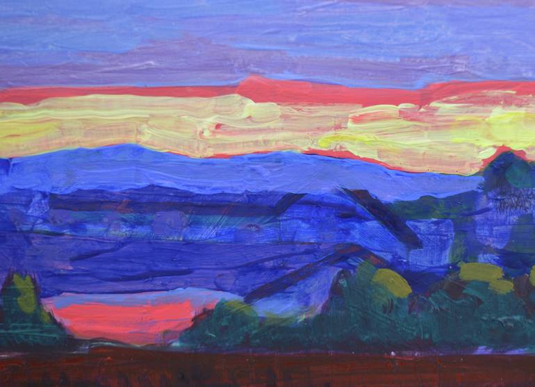 Original Fauvism Landscape Painting by Mykola Kozlovskyi