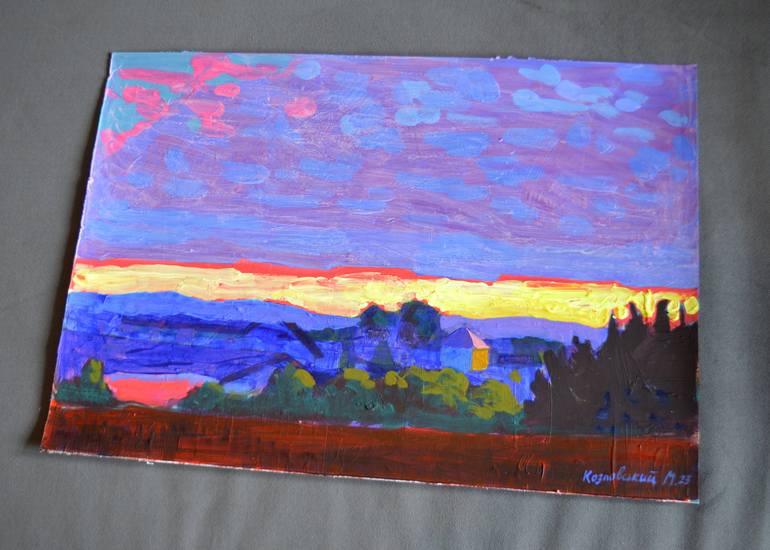 Original Fauvism Landscape Painting by Mykola Kozlovskyi