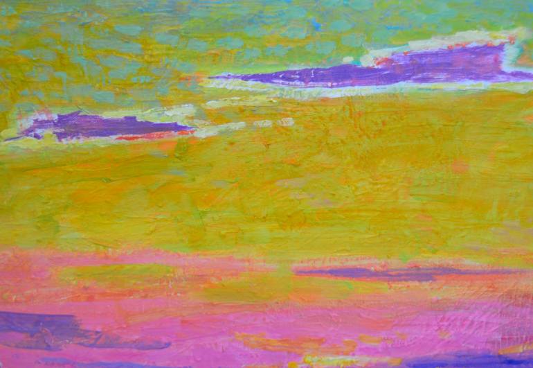 Original Abstract Expressionism Landscape Painting by Mykola Kozlovskyi