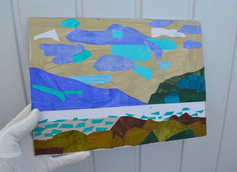 Original Expressionism Landscape Painting by Mykola Kozlovskyi