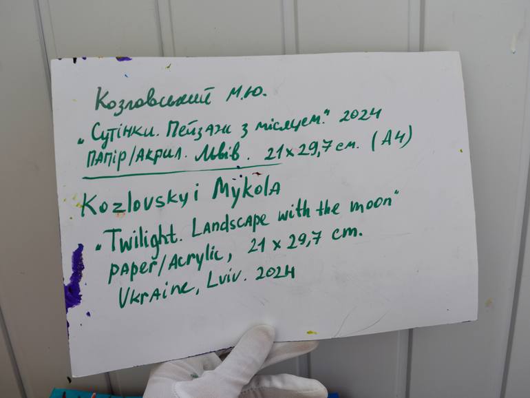 Original Expressionism Landscape Painting by Mykola Kozlovskyi