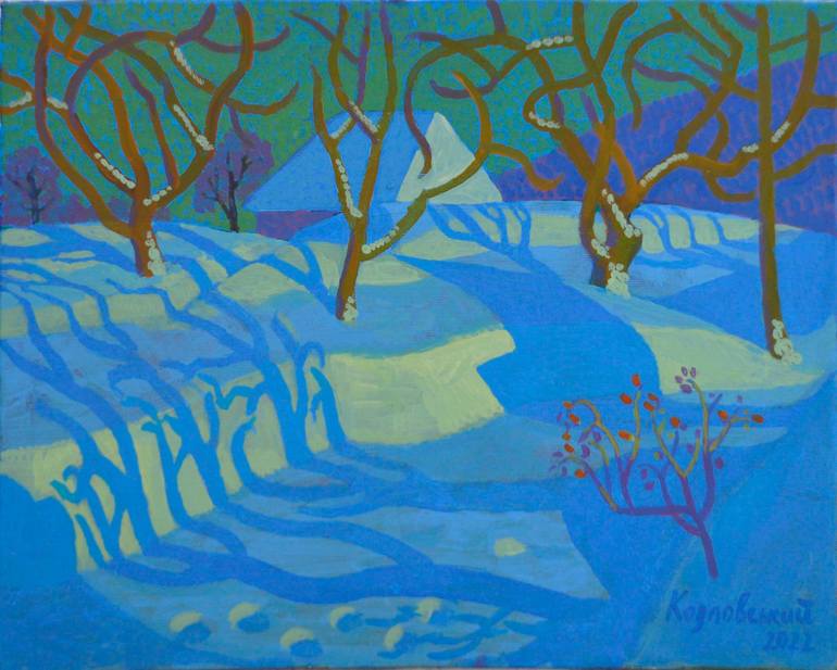Print of Impressionism Landscape Paintings by Mykola Kozlovskyi