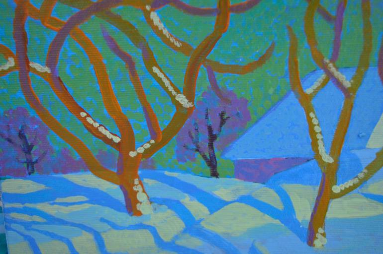 Original Expressionism Landscape Painting by Mykola Kozlovskyi