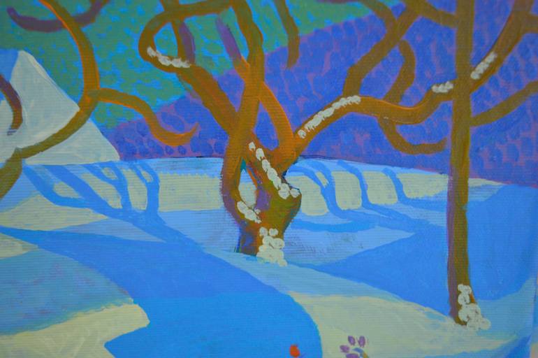 Original Expressionism Landscape Painting by Mykola Kozlovskyi