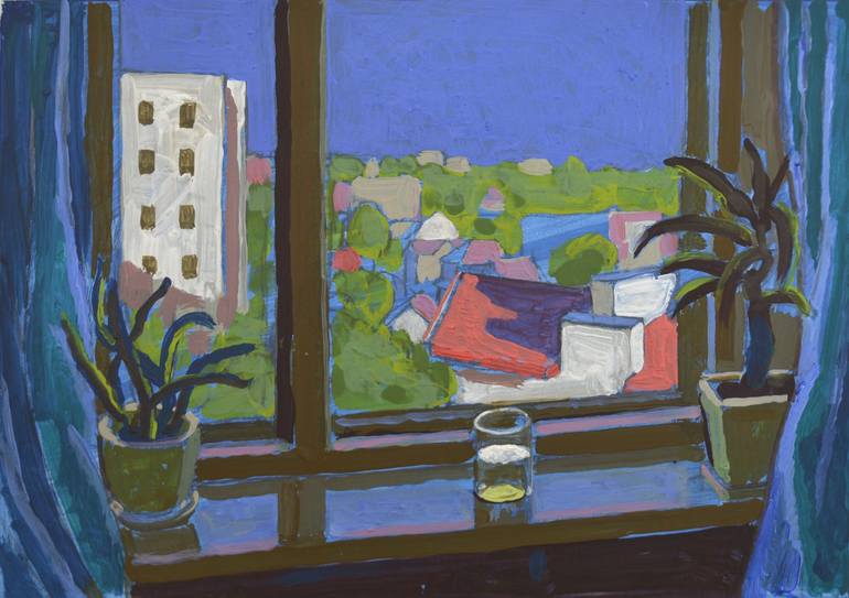 Print of Fauvism Still Life Paintings by Mykola Kozlovskyi