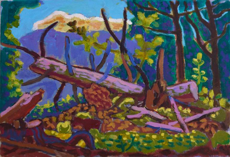 Print of Expressionism Landscape Paintings by Mykola Kozlovskyi