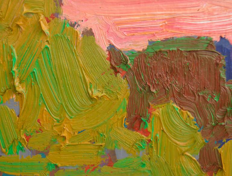 Original Expressionism Landscape Painting by Mykola Kozlovskyi