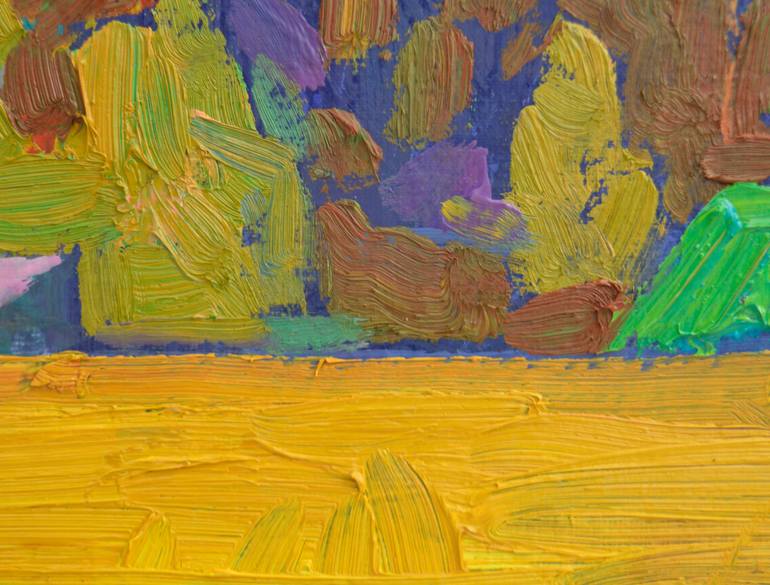 Original Expressionism Landscape Painting by Mykola Kozlovskyi