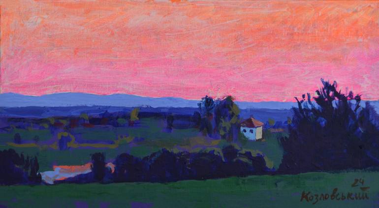 Print of Expressionism Landscape Paintings by Mykola Kozlovskyi