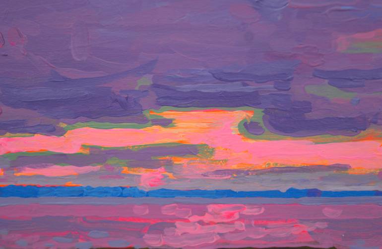 Original Expressionism Landscape Painting by Mykola Kozlovskyi