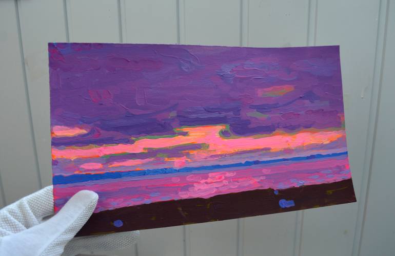 Original Expressionism Landscape Painting by Mykola Kozlovskyi