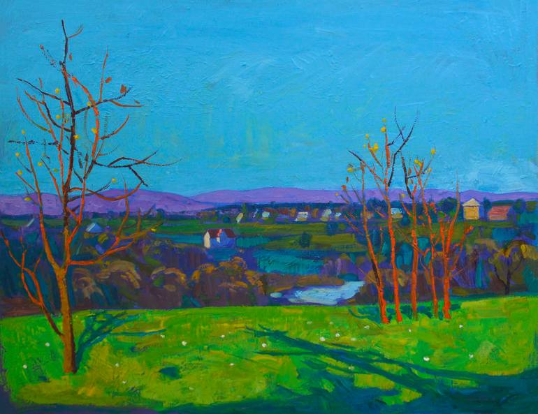 Original Impressionism Landscape Paintings by Mykola Kozlovskyi