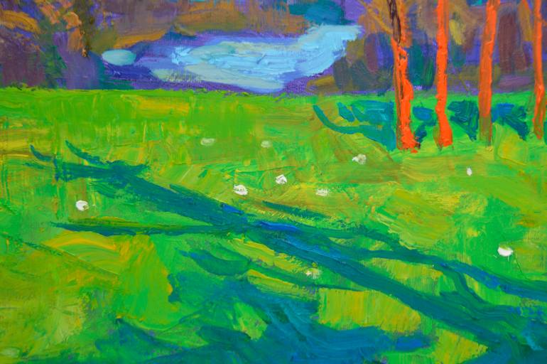Original Impressionism Landscape Painting by Mykola Kozlovskyi