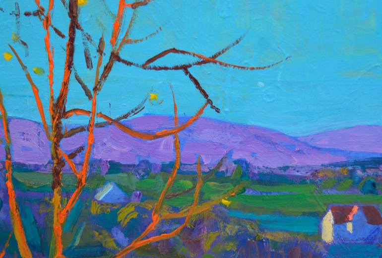 Original Impressionism Landscape Painting by Mykola Kozlovskyi