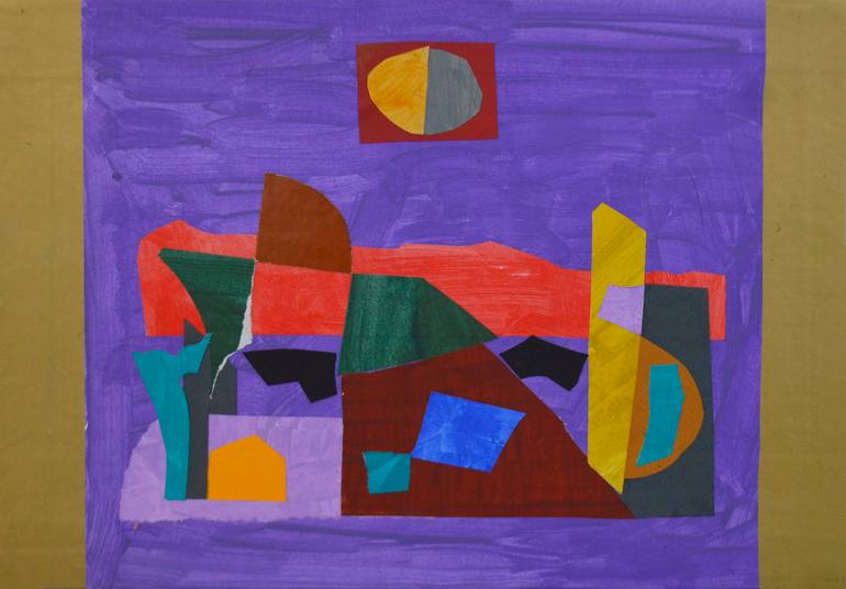 Print of Abstract Expressionism Abstract Collage by Mykola Kozlovskyi