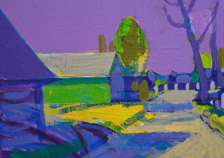 Original Abstract Expressionism Landscape Painting by Mykola Kozlovskyi