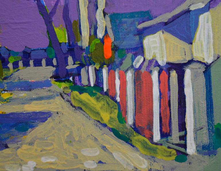 Original Abstract Expressionism Landscape Painting by Mykola Kozlovskyi