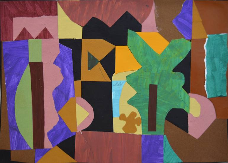 Print of Abstract Expressionism Abstract Collage by Mykola Kozlovskyi