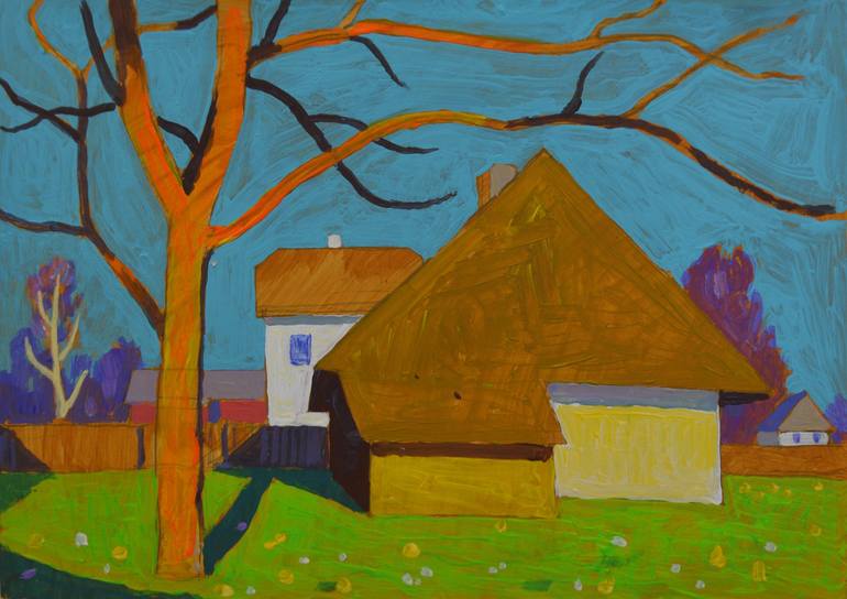 Print of Impressionism Landscape Paintings by Mykola Kozlovskyi