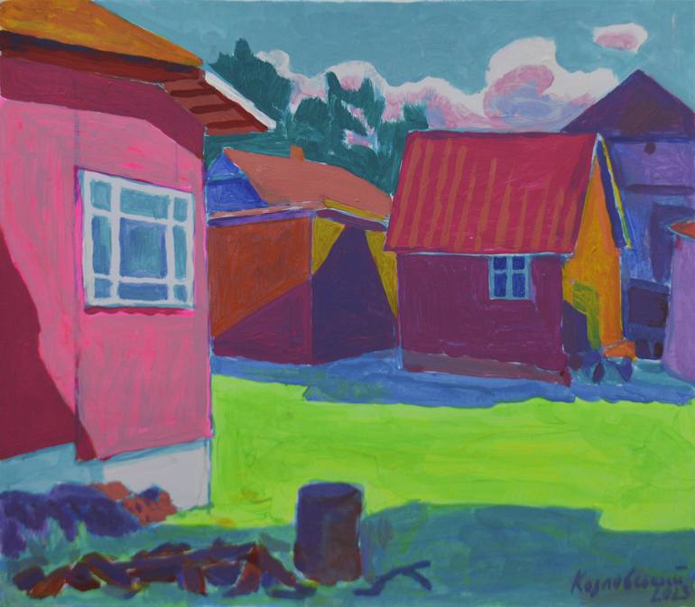 Print of Fauvism Landscape Paintings by Mykola Kozlovskyi