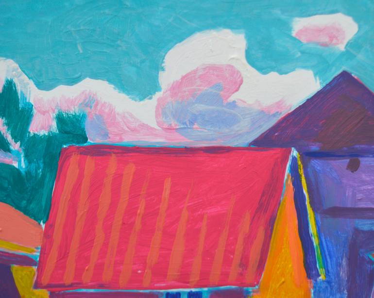 Original Fauvism Landscape Painting by Mykola Kozlovskyi
