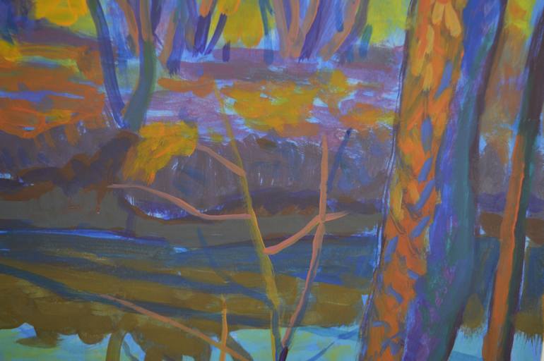 Original Impressionism Landscape Painting by Mykola Kozlovskyi