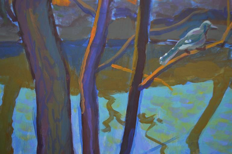 Original Impressionism Landscape Painting by Mykola Kozlovskyi